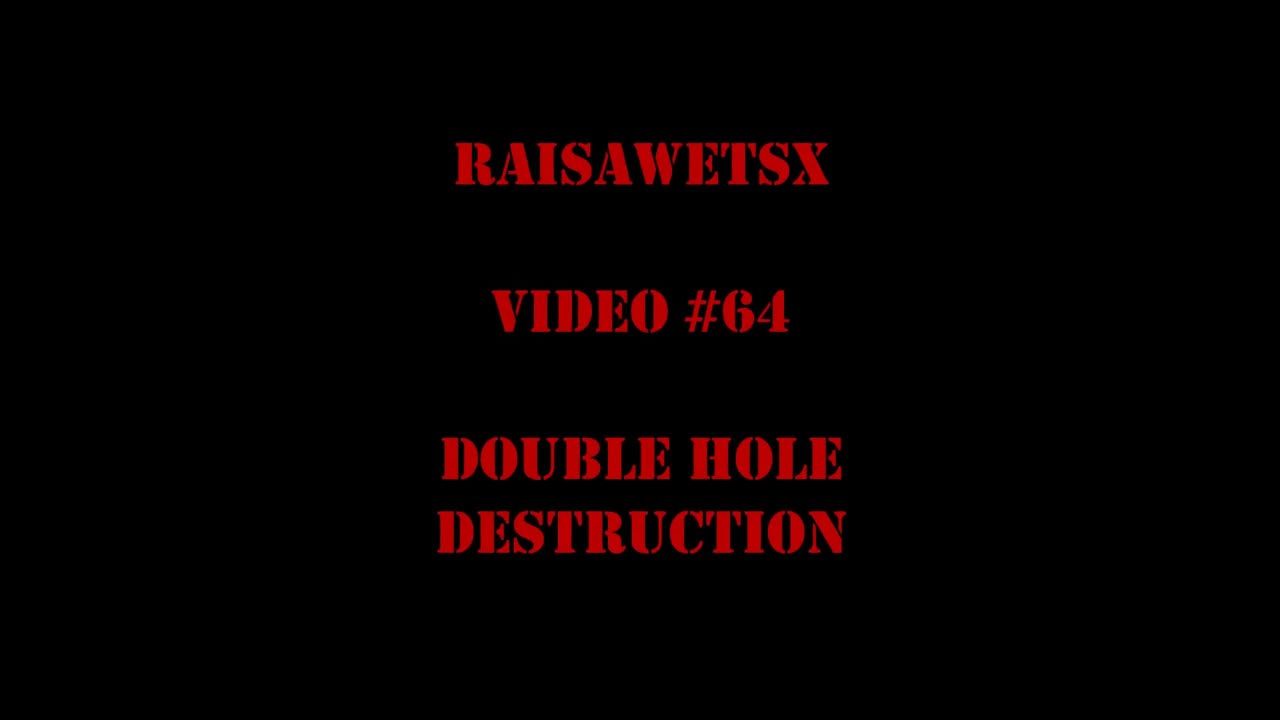 Разрушение двойной дырки Raisa wetsx