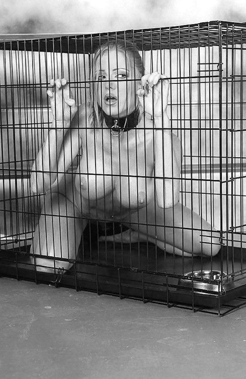 waking up in her cage!