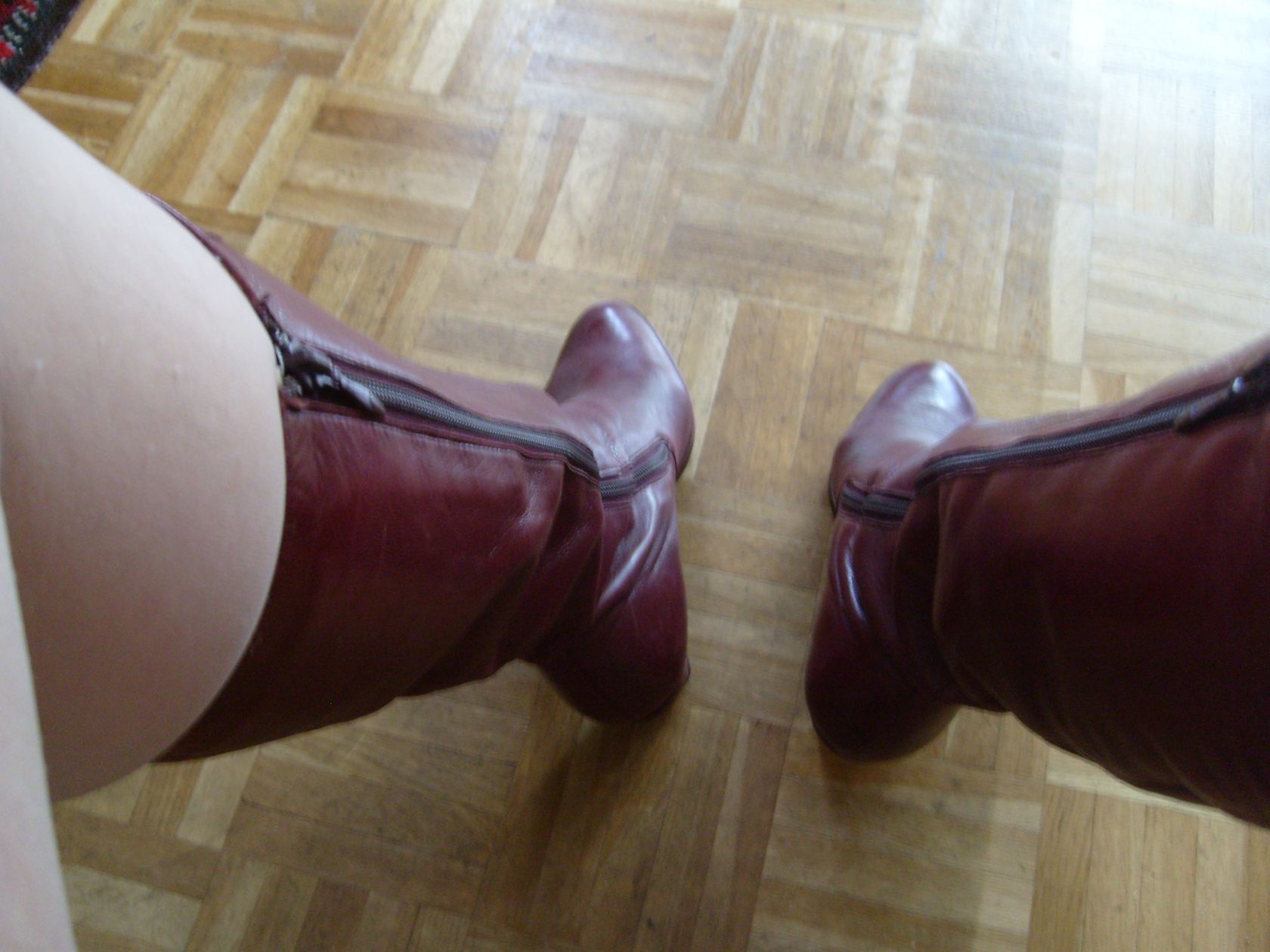 red boots