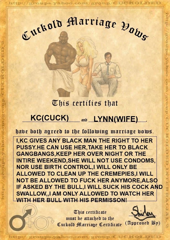 Cuckold Marriage Vows1