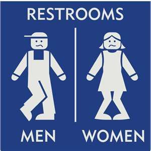 Fantastic At Last A Restroom For Desperate Men