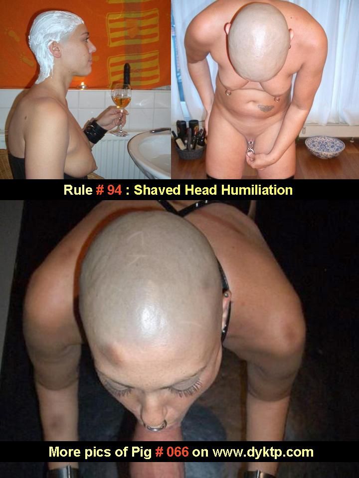 shaved and slave