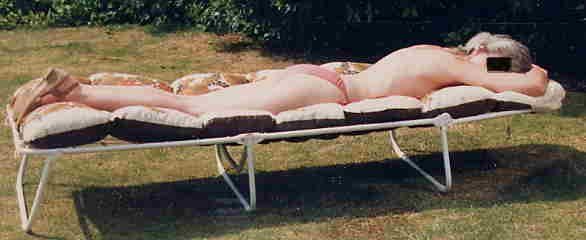 sunbathe