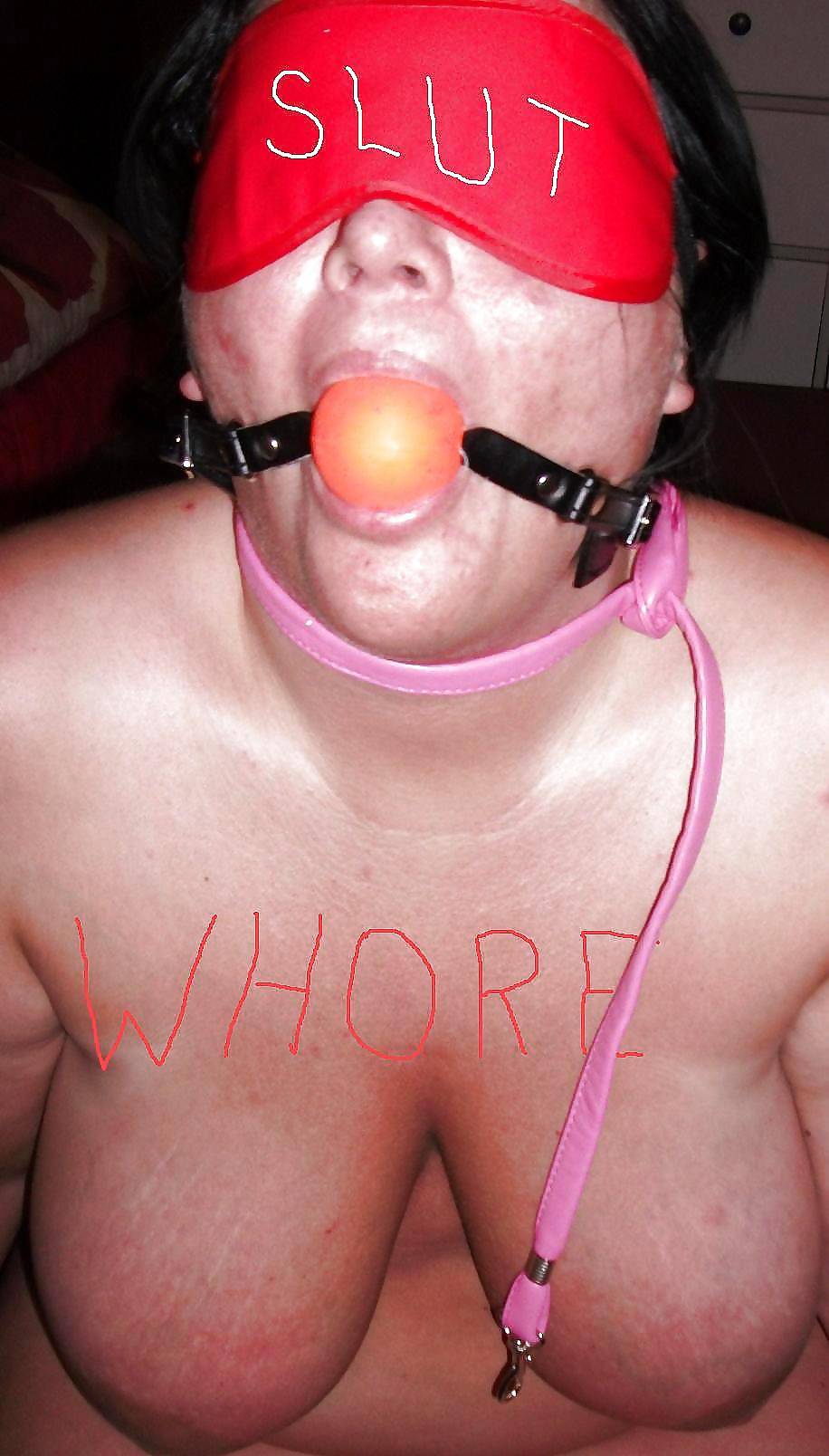 slutwhore tied and gagged