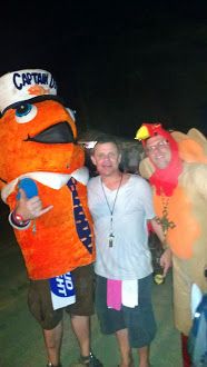Me, Cpt D, and the turkey at Bonnaroo 2013