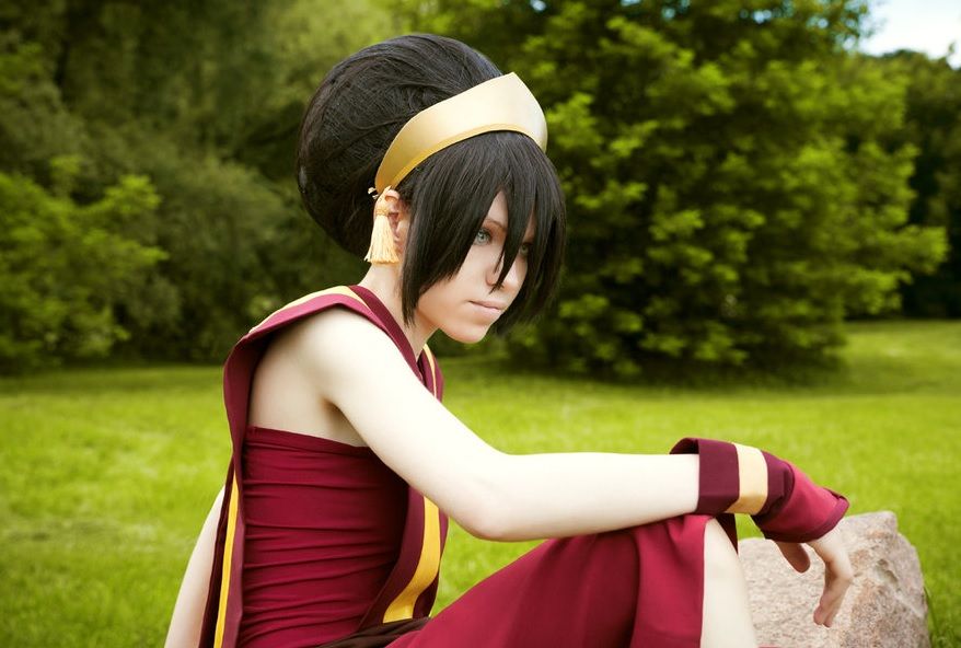 Me, cosplaying as Toph