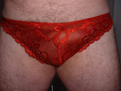 red panty