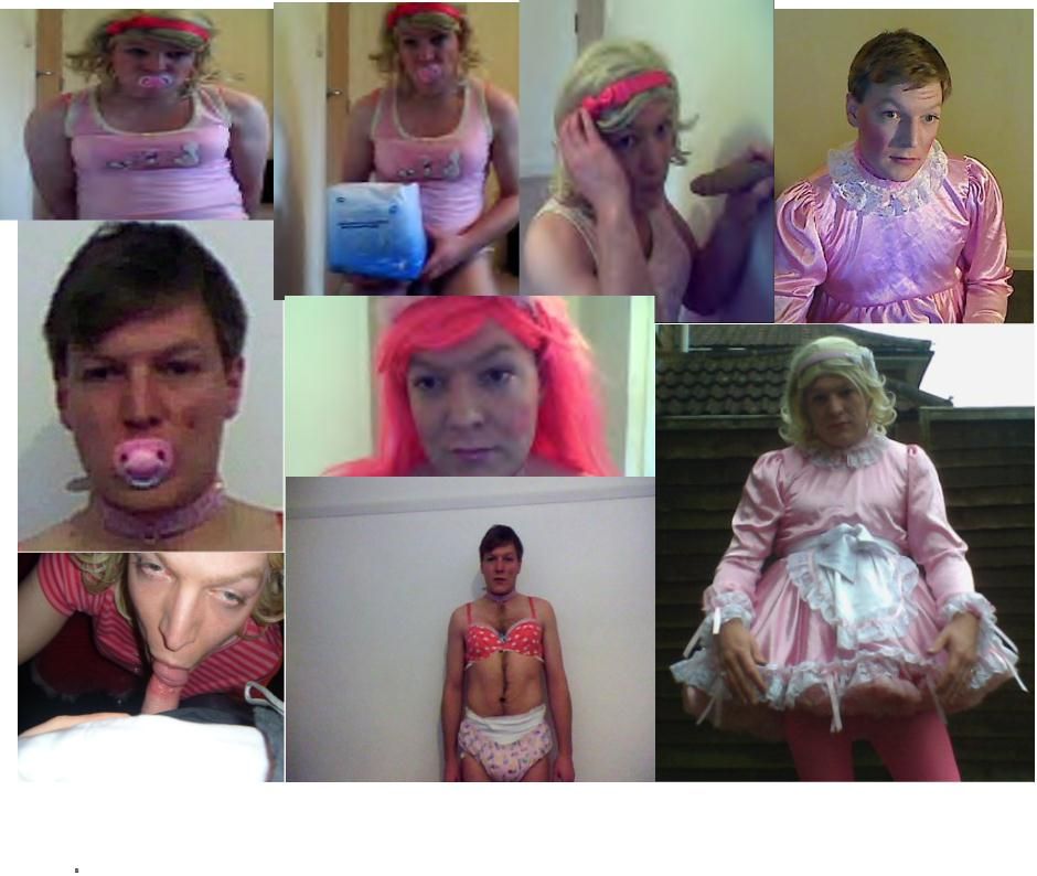 sissy baby sophie Hugh THompson humiliation collage 1