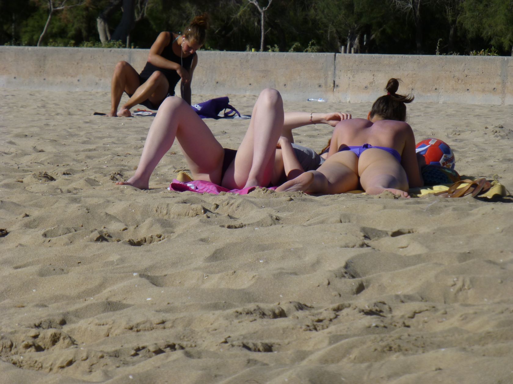 Girls on the beach