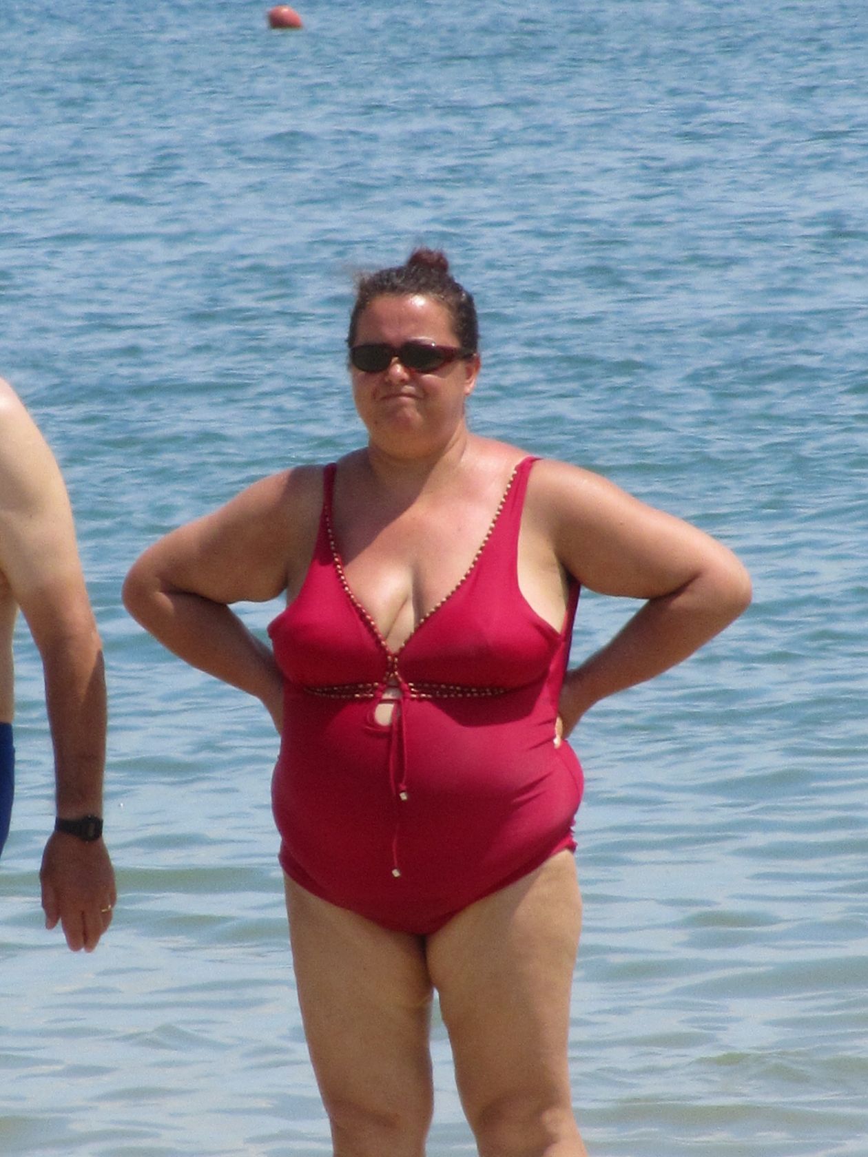 Italian beach big belly