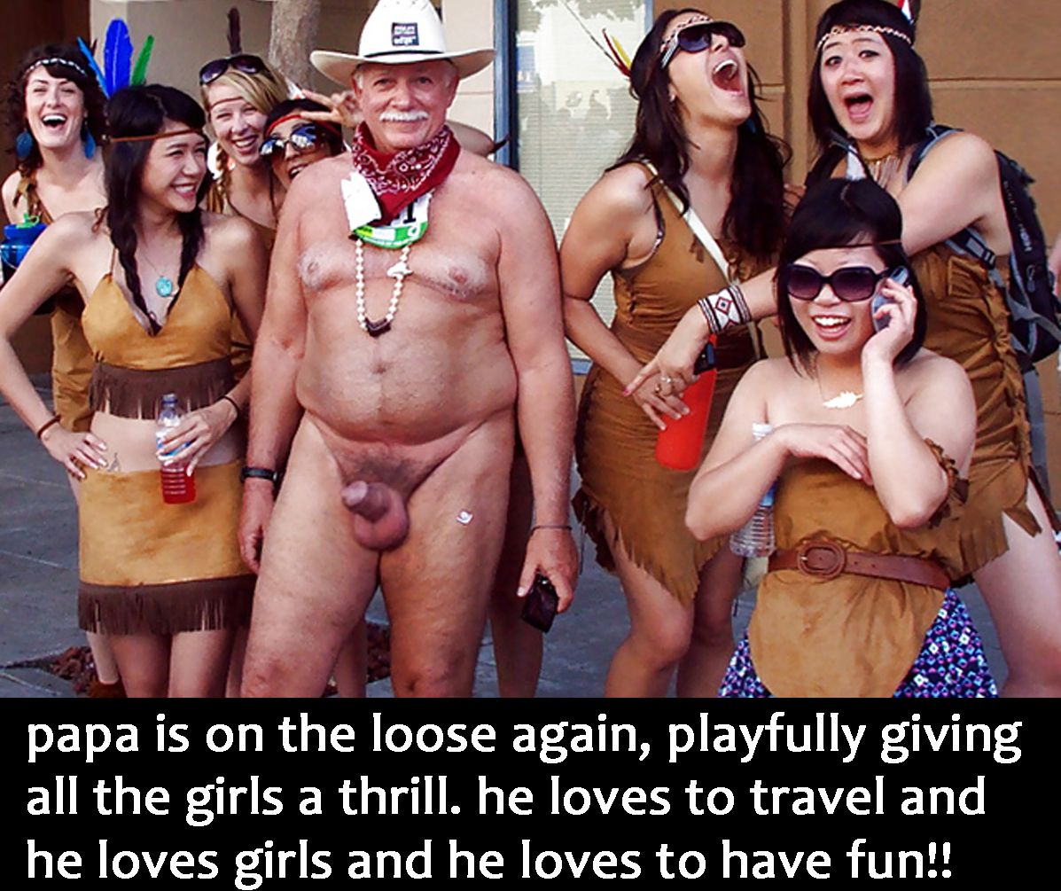 grandpa just loves girls and having fun