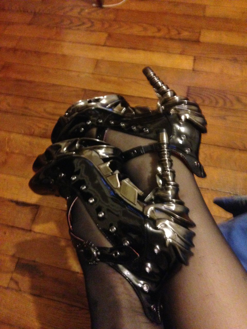 shoes when she want to have sex