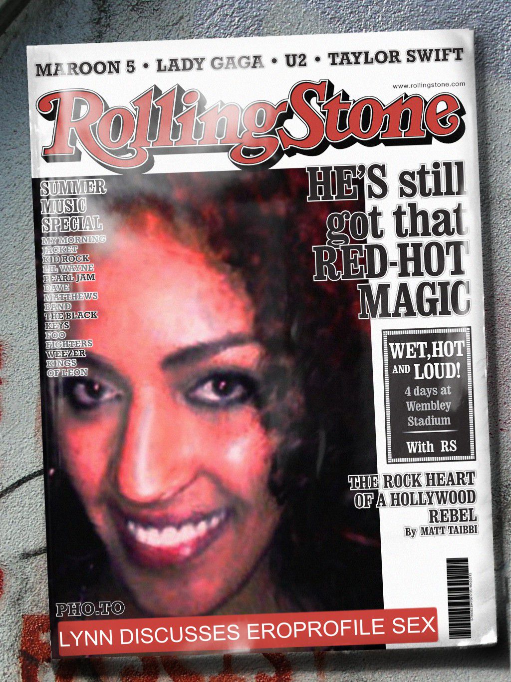 LOL, this is funny, I give a Rolling Stone interview! Ha! I can't even imagine this