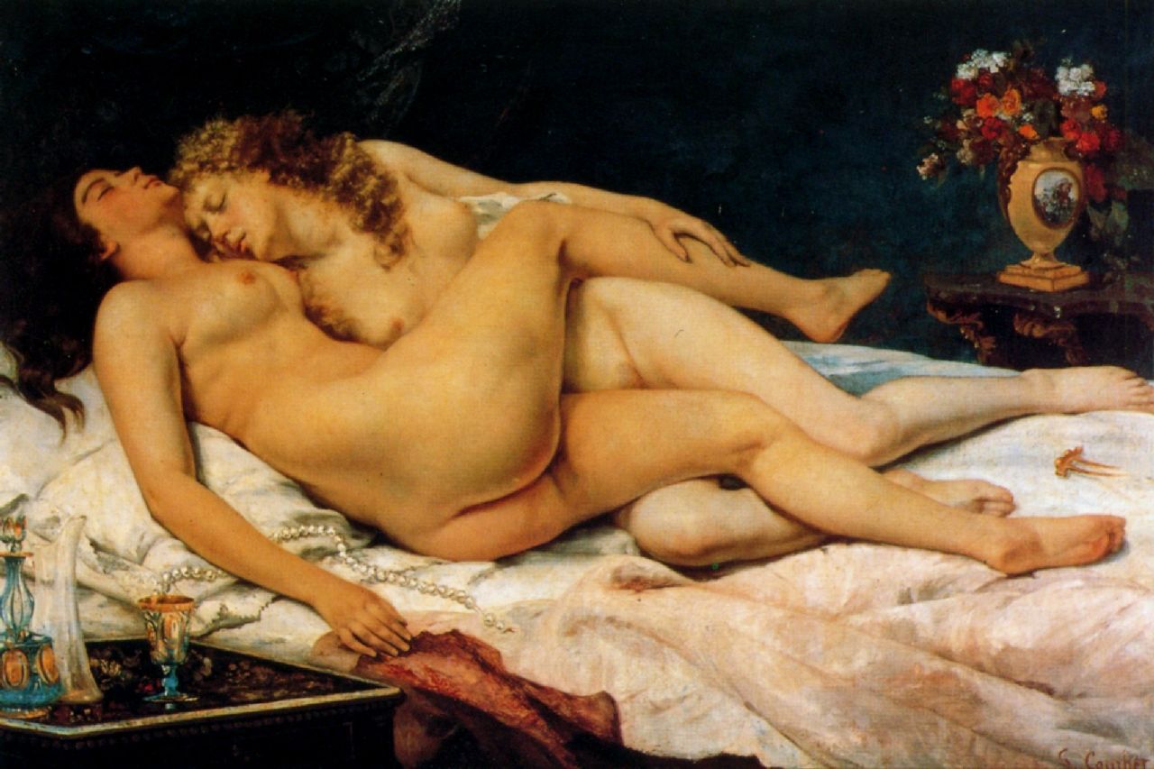 Abrupt Clio Team 1866 Courbet Gustave, Paresse et Luxure ou le Sommeil Idleness and Lust or the Sleep
