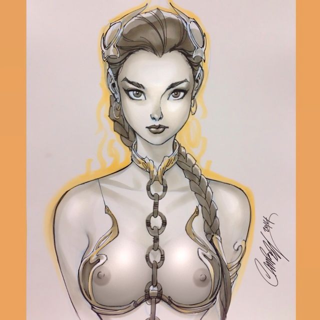 1564193 - J_Scott_Campbell Princess_Leia_Organa Star_Wars dangergirlfan