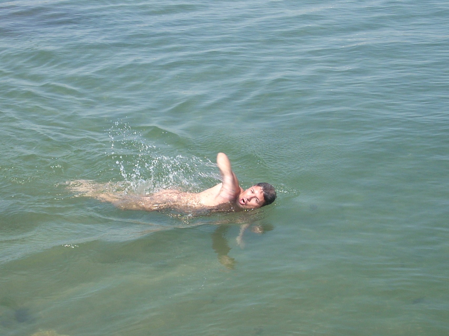 Nico SWIMMING under TRABUCCO/Nuotando sotto il TRABUCCO...