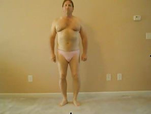Tom Pearl Showing Off His Pretty Pink Panties