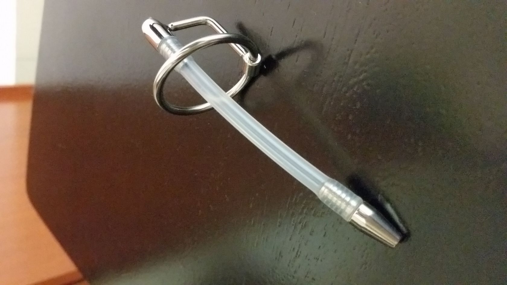 Urethral Tube Cock Ring Insertion