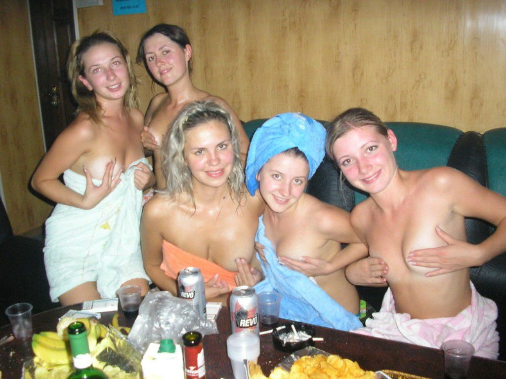 Girls having fun as party sluts (4)