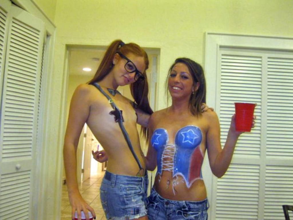 Girls having fun as party sluts (8)