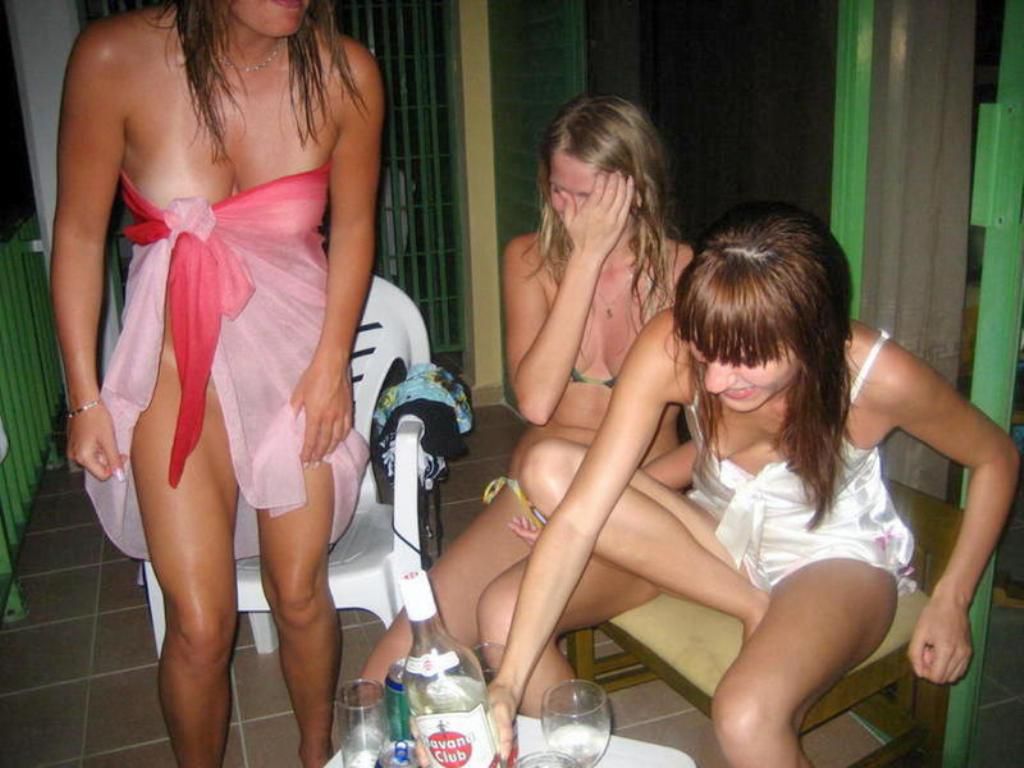 Girls having fun as party sluts (12)