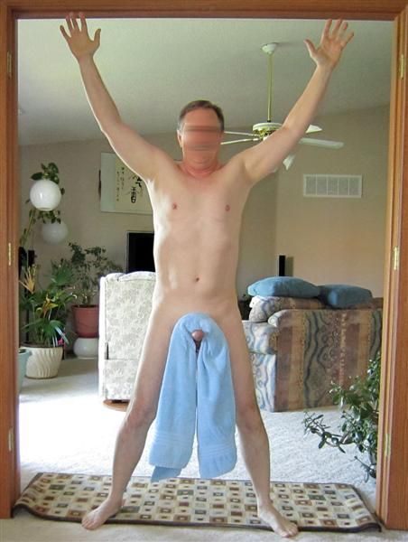 Multi-Purpose Human Towel Rack