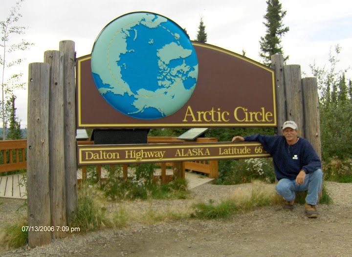 me at Arctic Circle