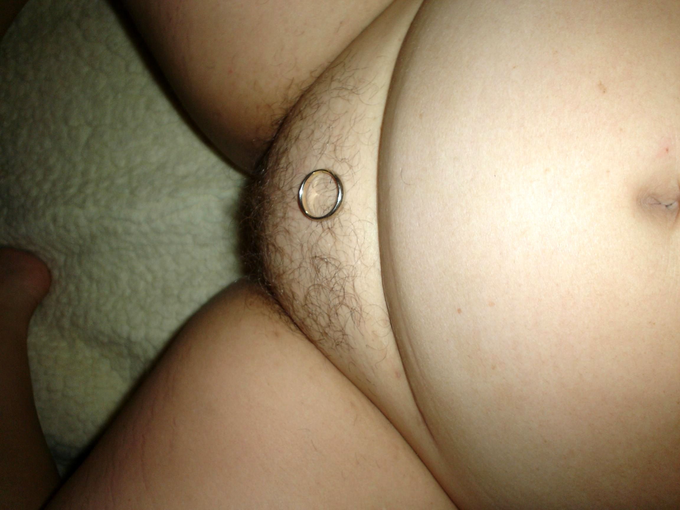 Married ring on my pubis!