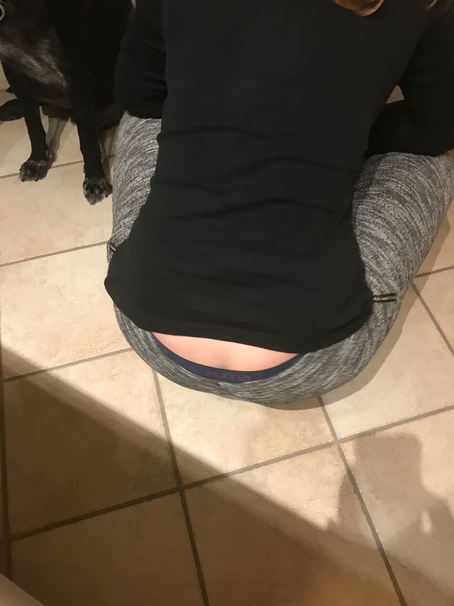 Wife from behind! Butt crack