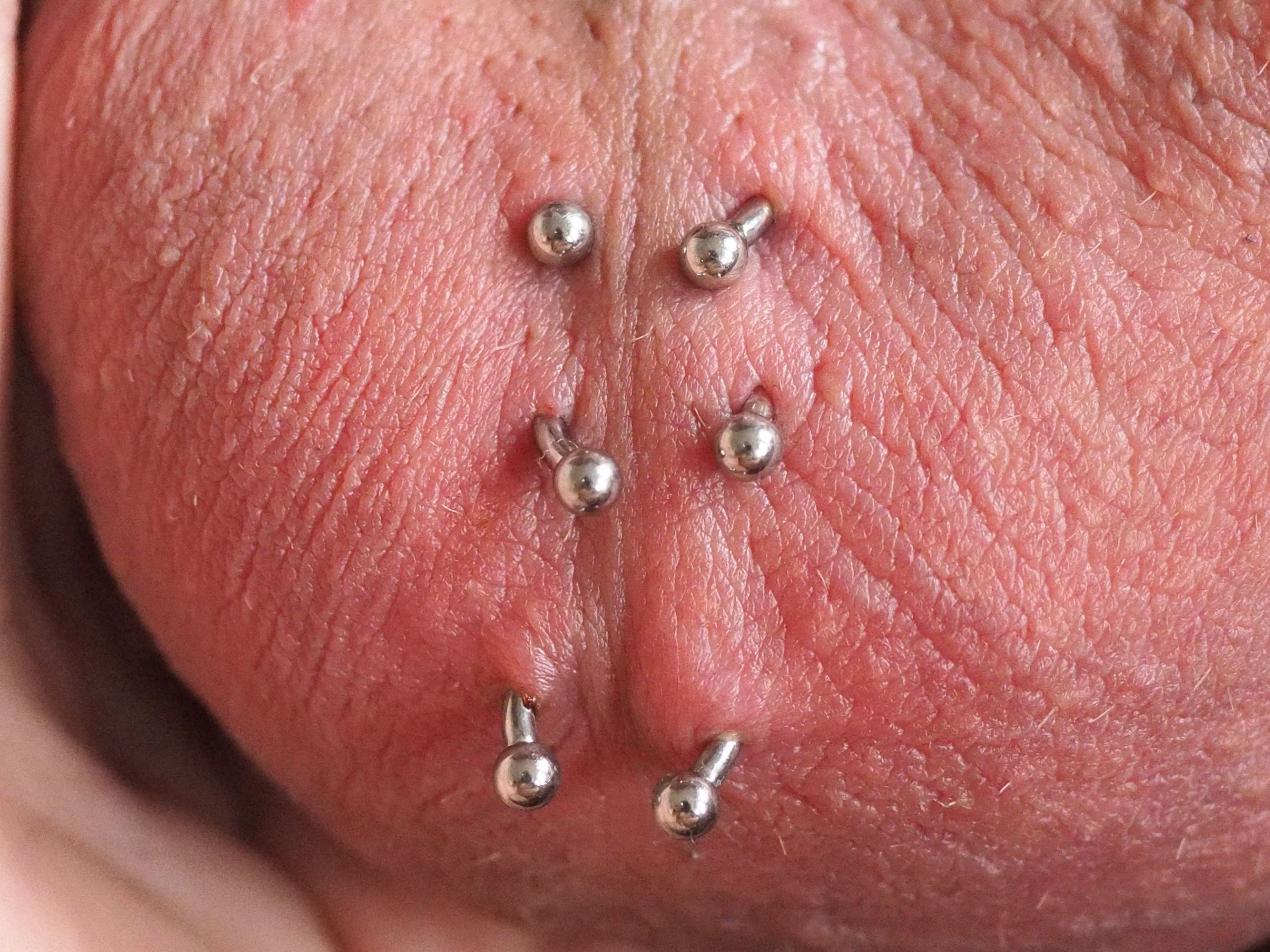pierced balls