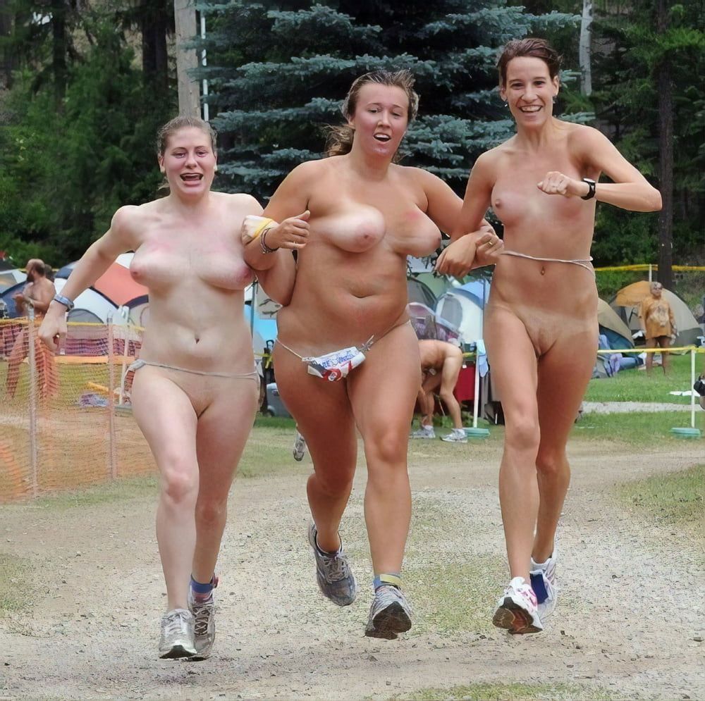 running nudists