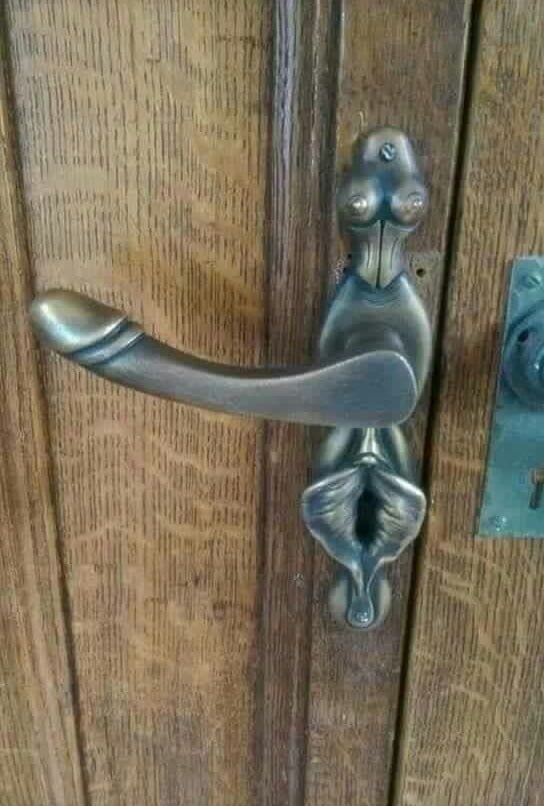 a horny doorknob