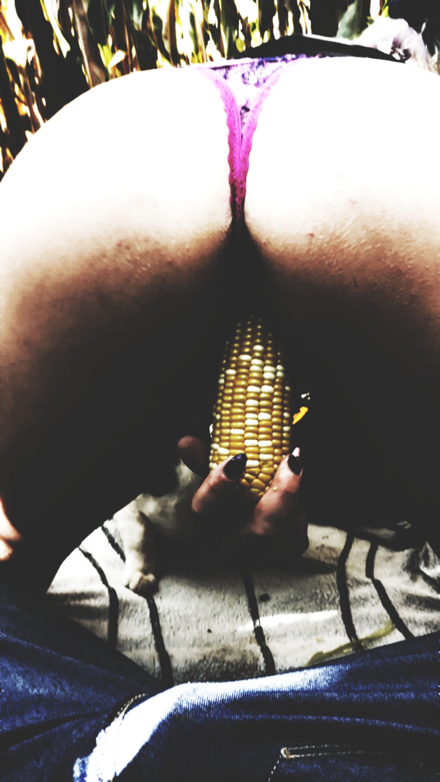 Pussy and corn