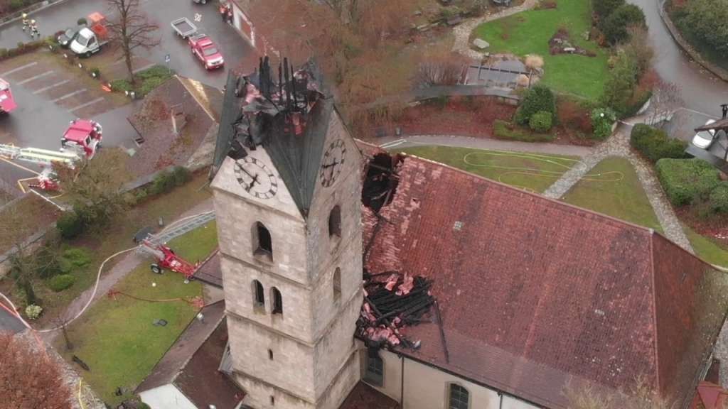 Herzogenbuchsee Kirchenturmbrand 24.12.19