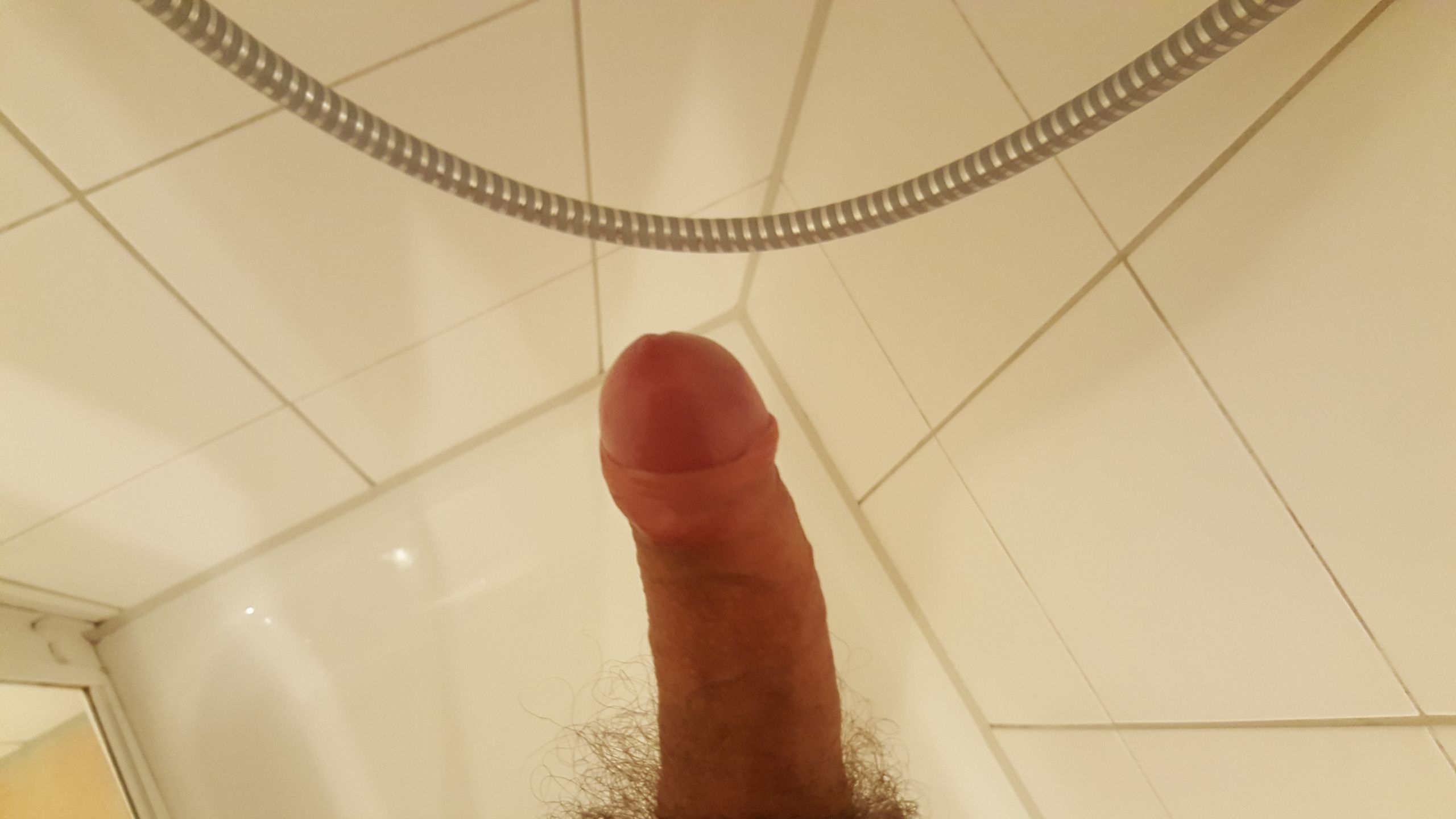 Playing myself in the hotel shower