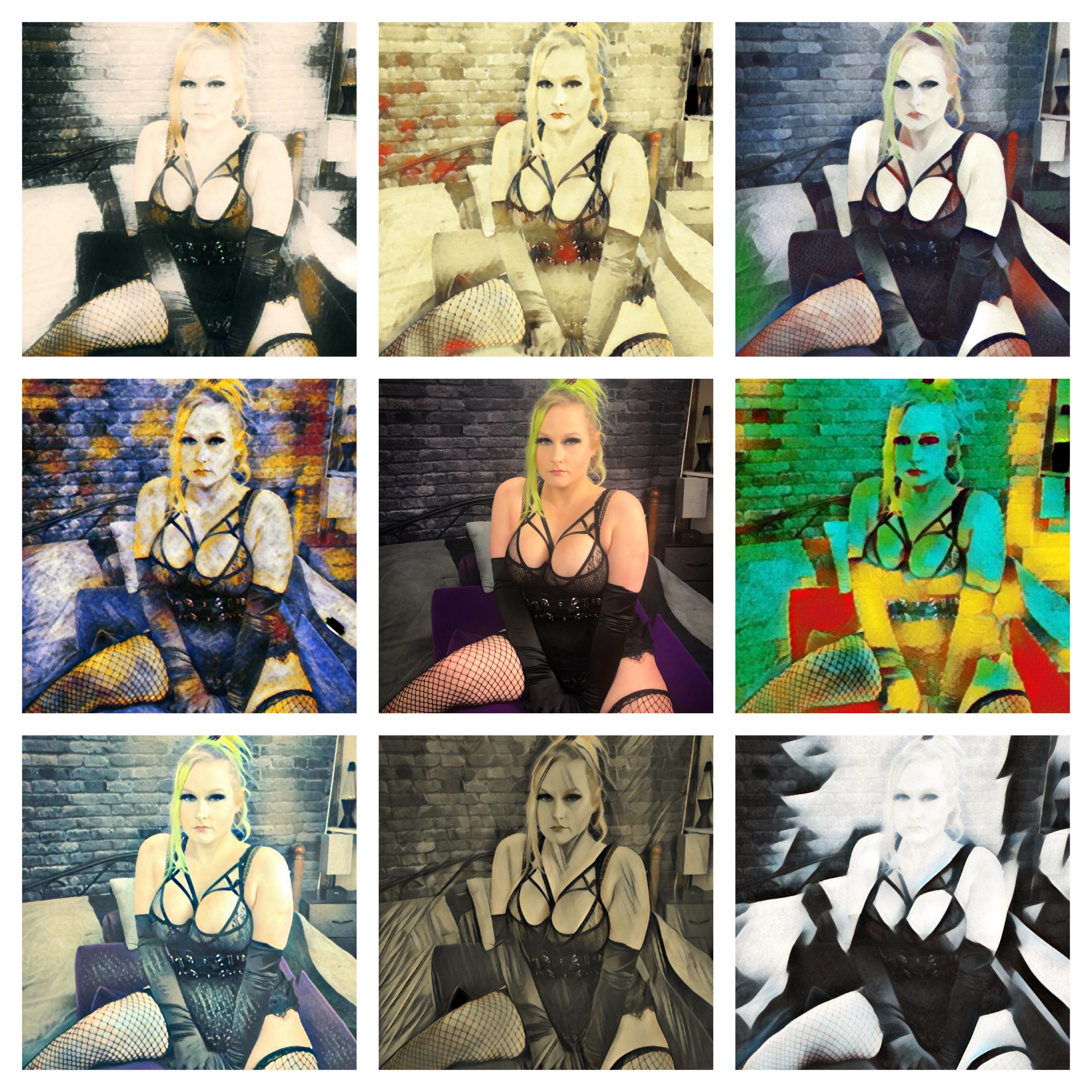 Dolly Painting Collage