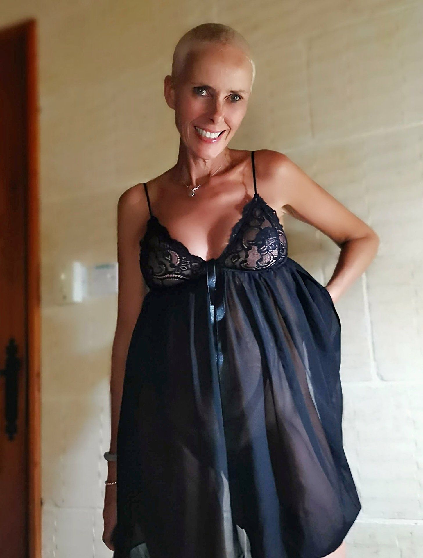 Black nightdress