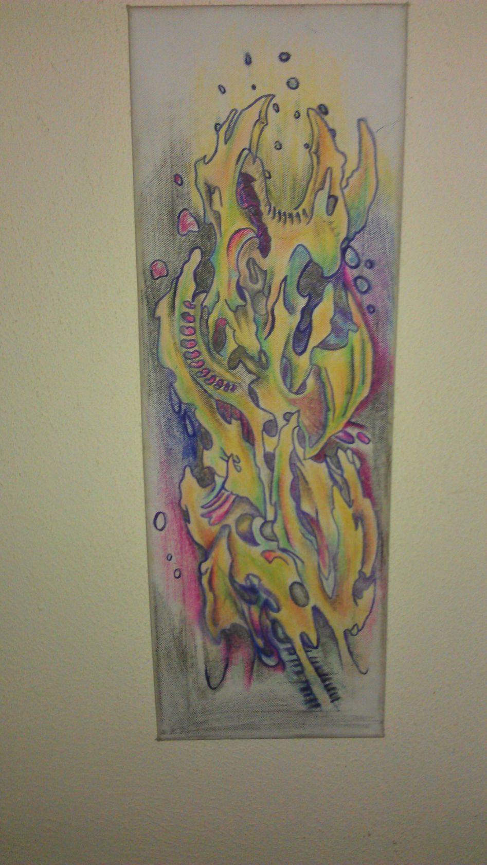 aquarell auf leinwand  szekielda - art 12.2011 (3)