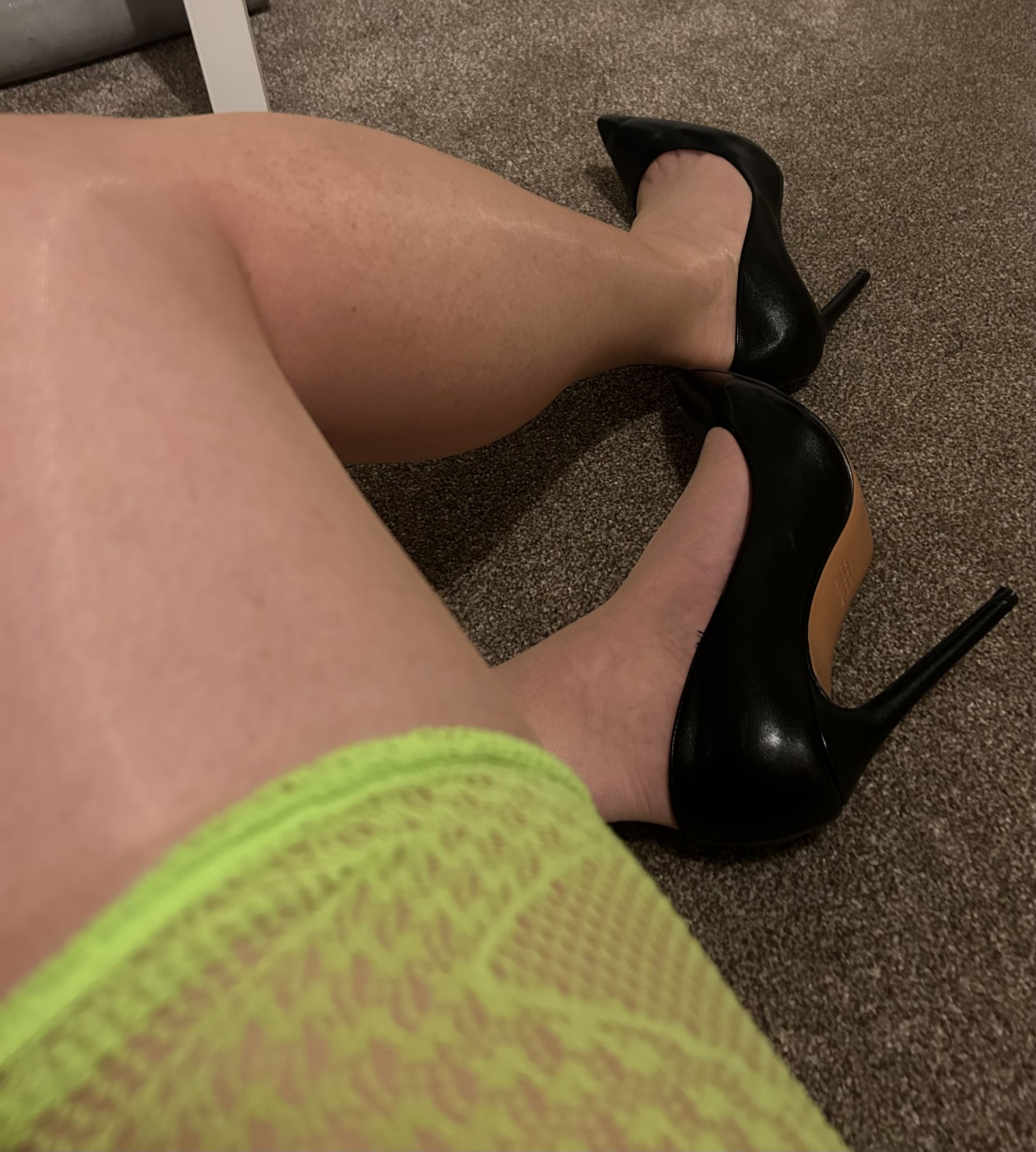 Nylons and heels