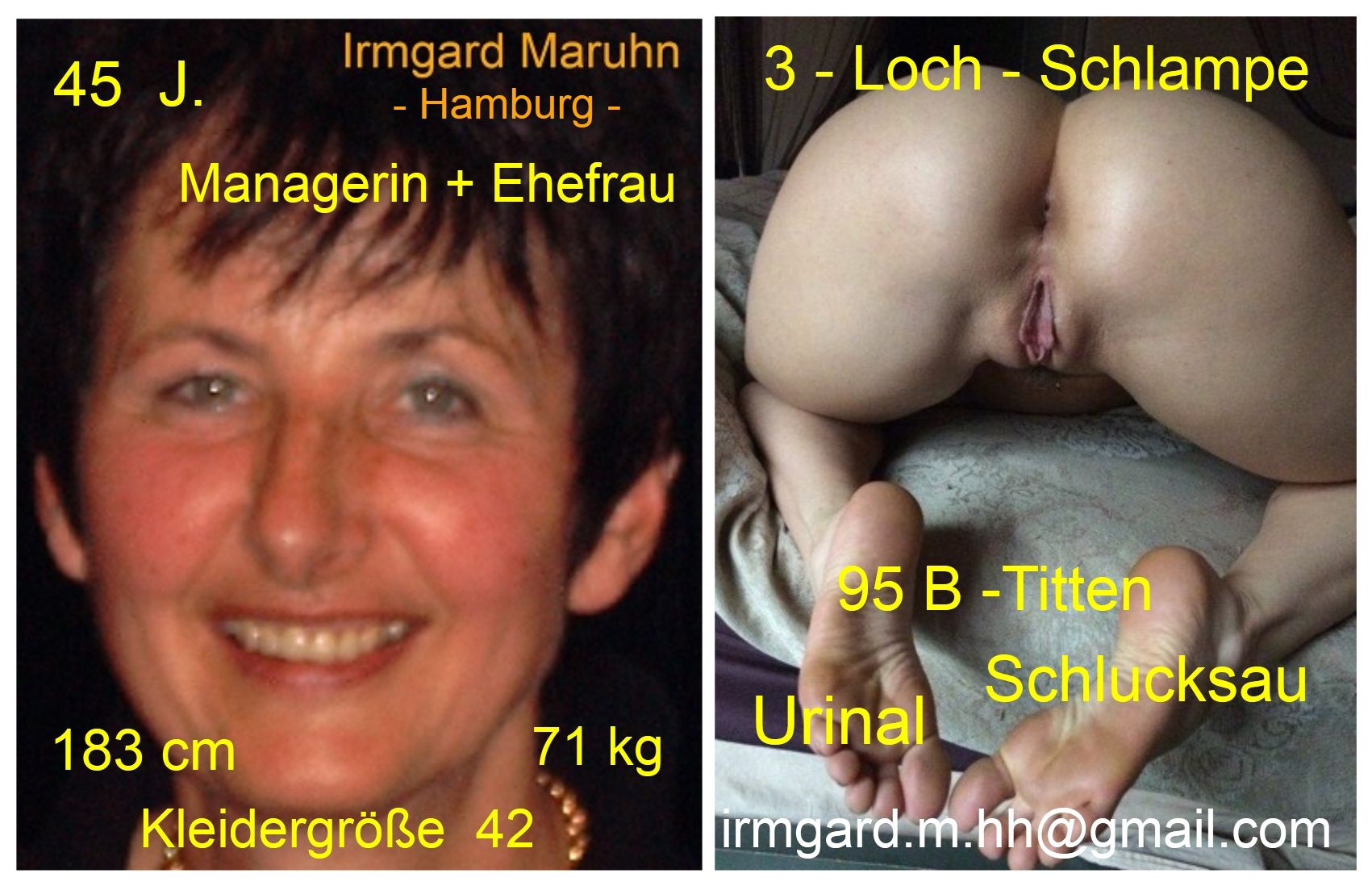 Irmgard Maruhn .. totales Outing ...  .