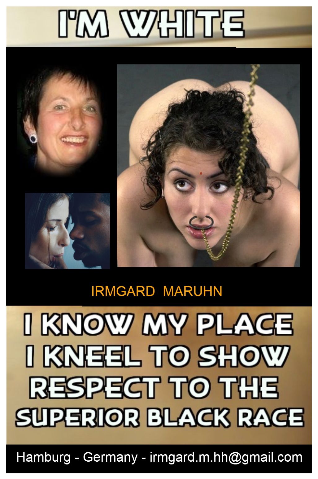 Irmgard Maruhn .. totales Outing ...  soll überall veröffentlicht und verbreitet werden ..  for total disclosure and exposure ..
