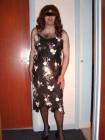 Me in satin dress