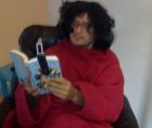 snuggie reading time ( halloween )