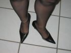 Black Pantyhose and Heels