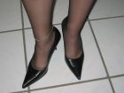 Black Pantyhose and Heels