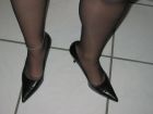 Black Pantyhose and Heels