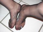 Yummy Cummy Nylon Feet