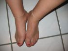 Nude Pantyhose and cummy Feet