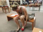 shoe store slut