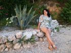 My MILF wife - little evening walk in Croatia - nice legs, outdoor, public, upskirt 06
